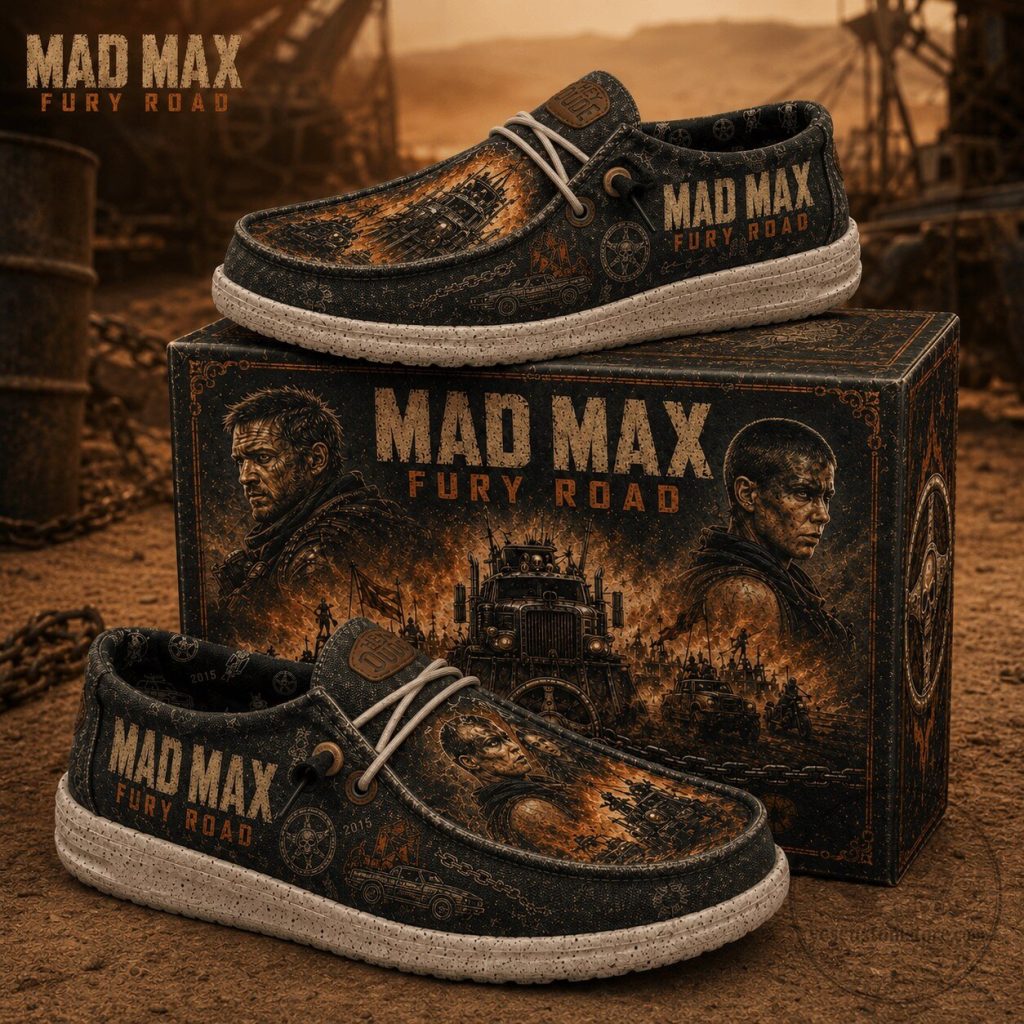 Mad Max Fury Road Movie Inspired Custom Loafer Shoes Mad Max Fury Road Movie Inspired Custom Loafer Shoes