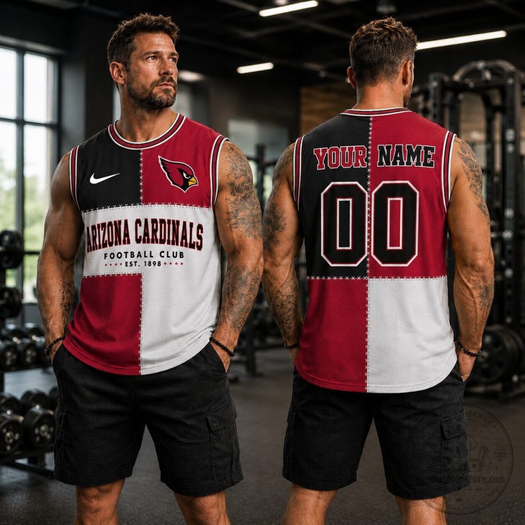 Arizona Cardinals Football Club Personalized Custom Name Number Tank Top Arizona Cardinals Football Club Personalized Custom Name Number Tank Top
