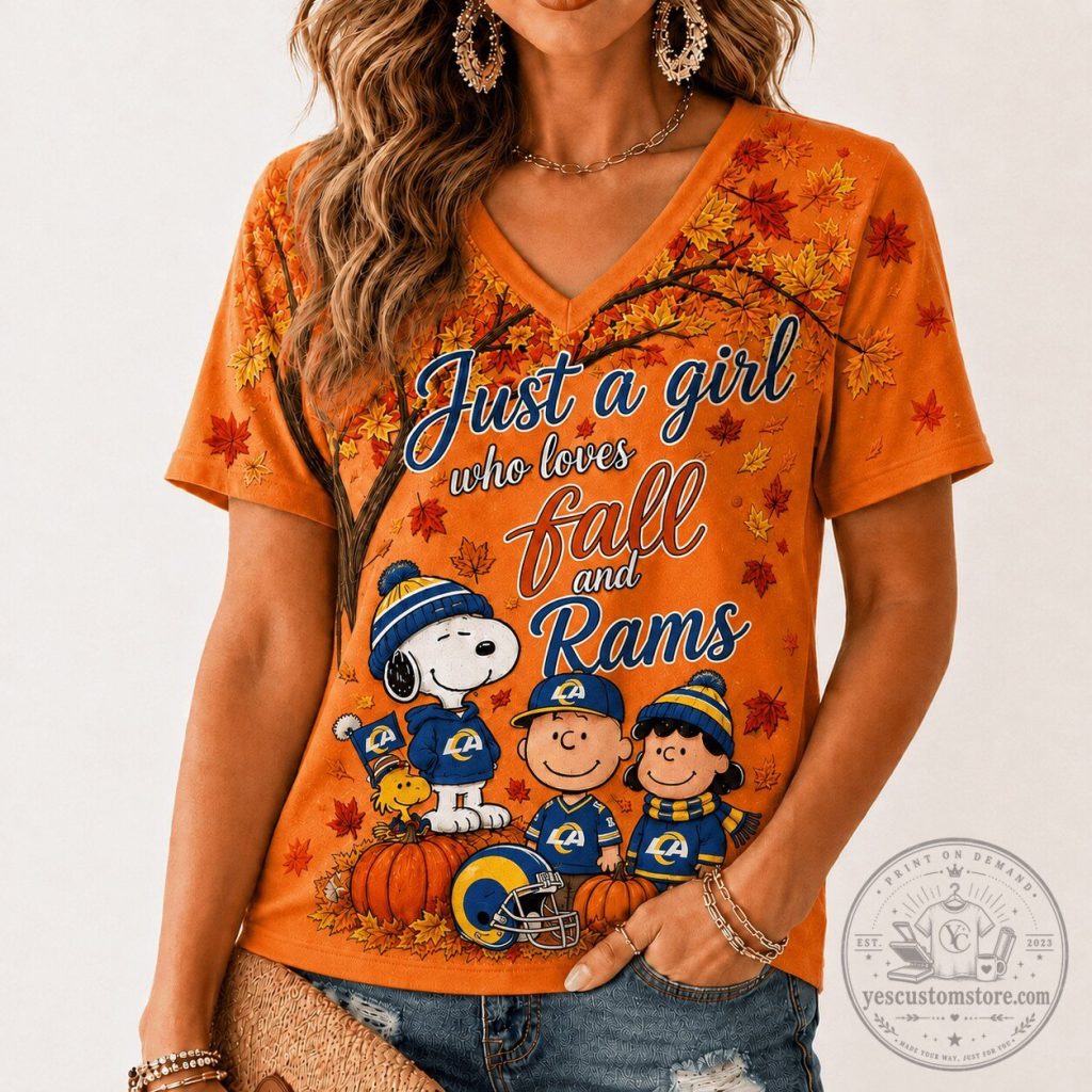 Los Angeles Rams Premium NFL Fall Season V-Neck TD Los Angeles Rams | Premium NFL Fall Season V-Neck TD