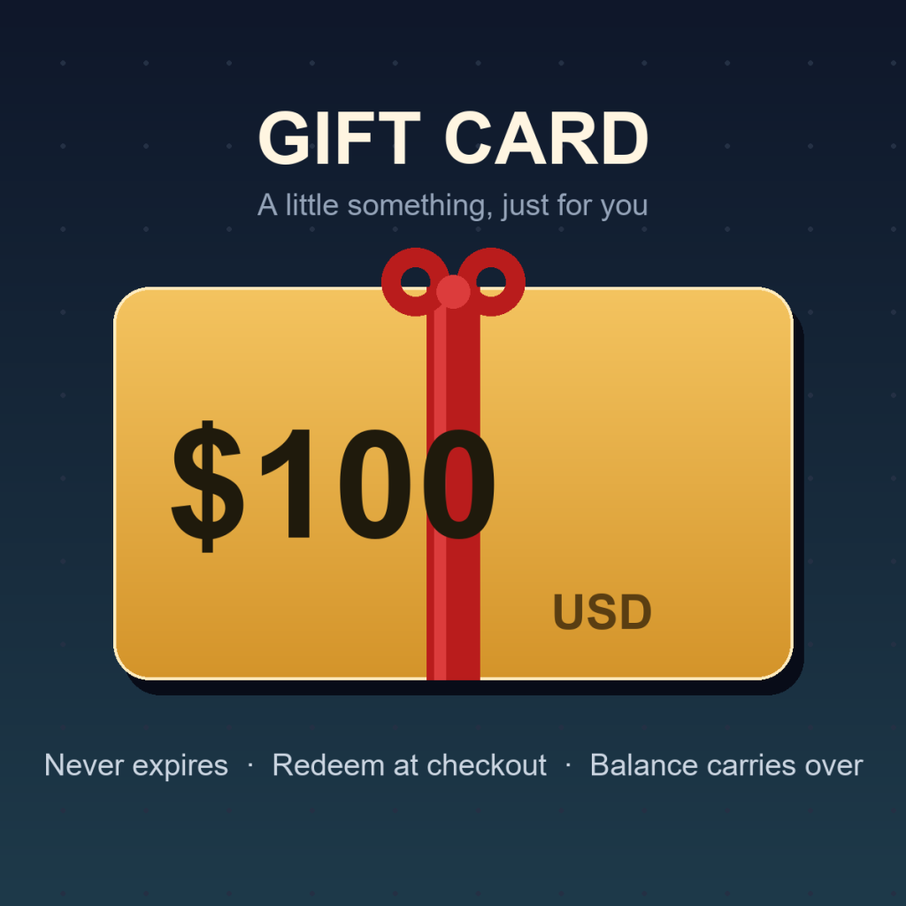 giftcard-100.png E-Gift Card for Online Store - $100 Value